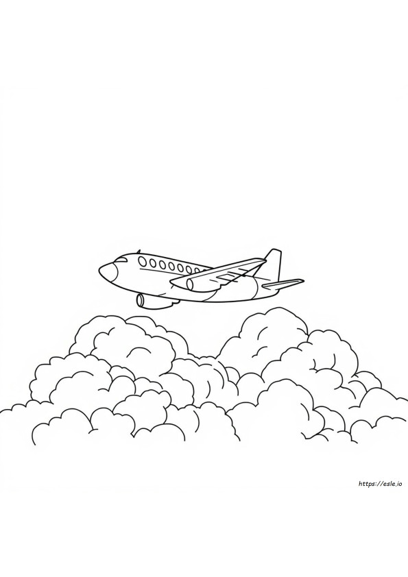 Aeroplane Coloring Pages
