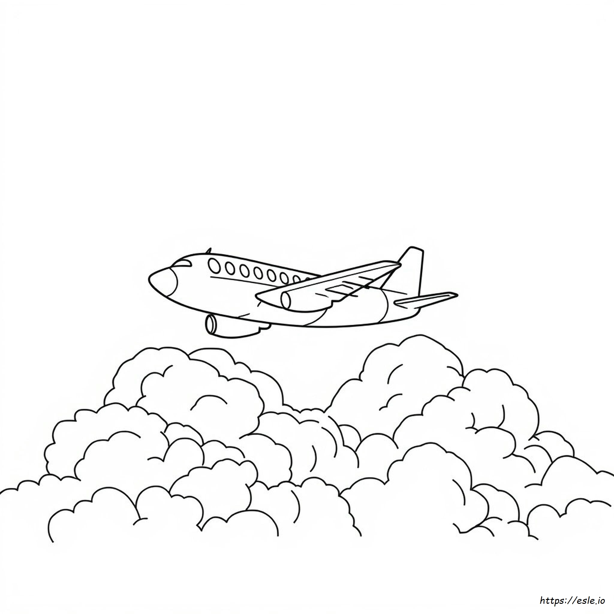 Coloriage Avion