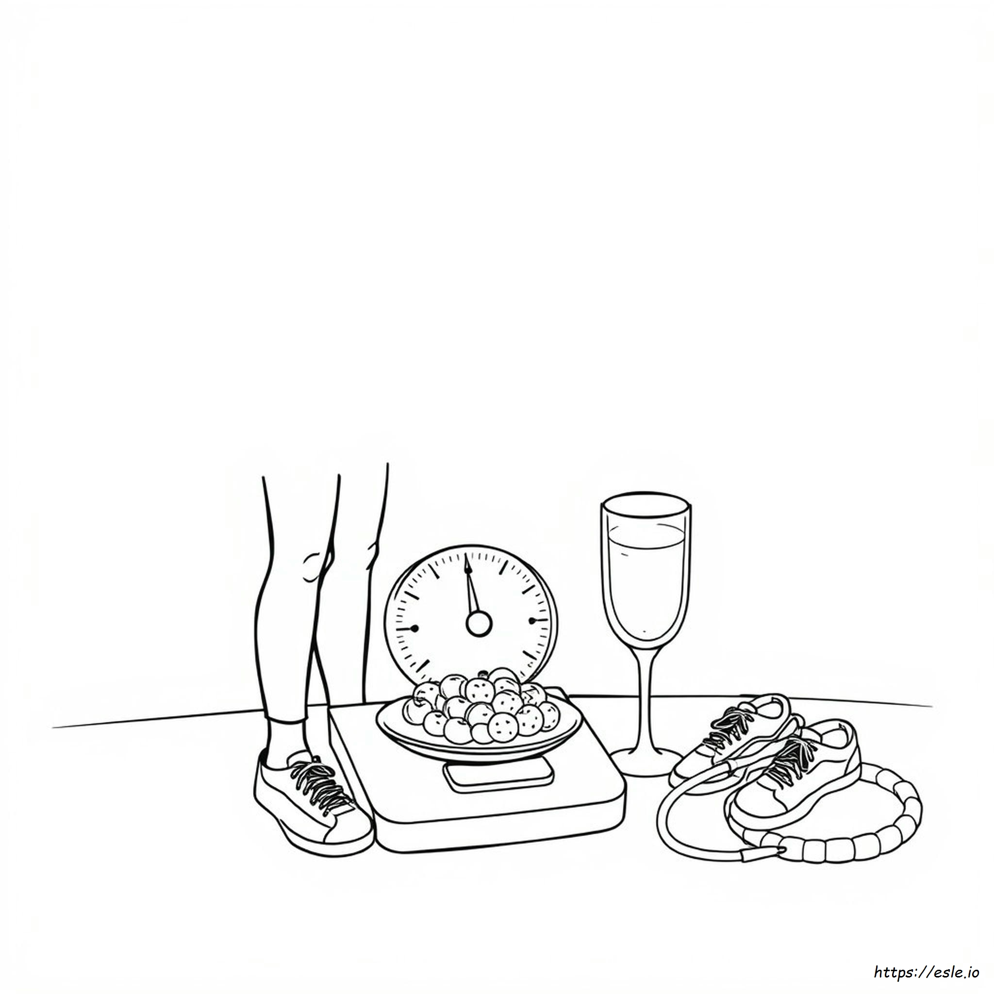 Tableau De Coloriage De Perte De Poids