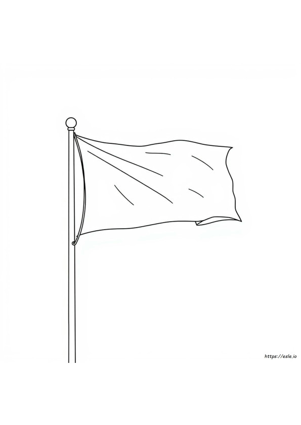 Gambar Bendera Untuk Mewarnai