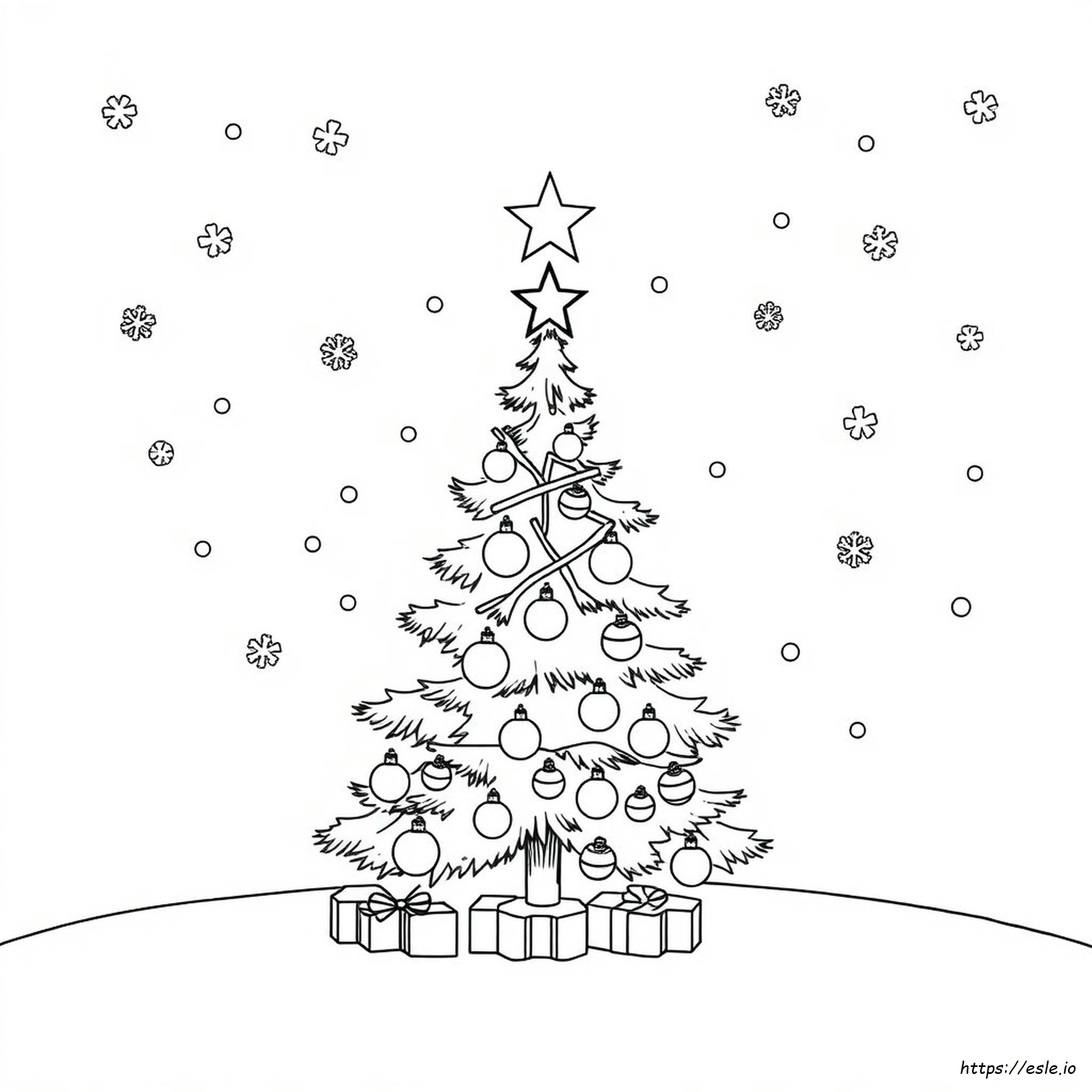 Plantilla De Tarjeta De Navidad Para Colorear