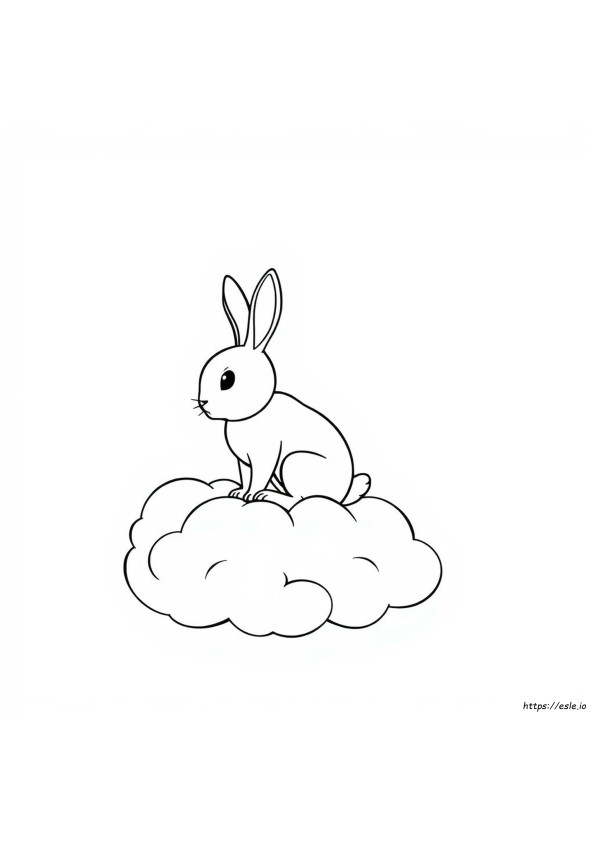 Coniglio Clipart Da Colorare