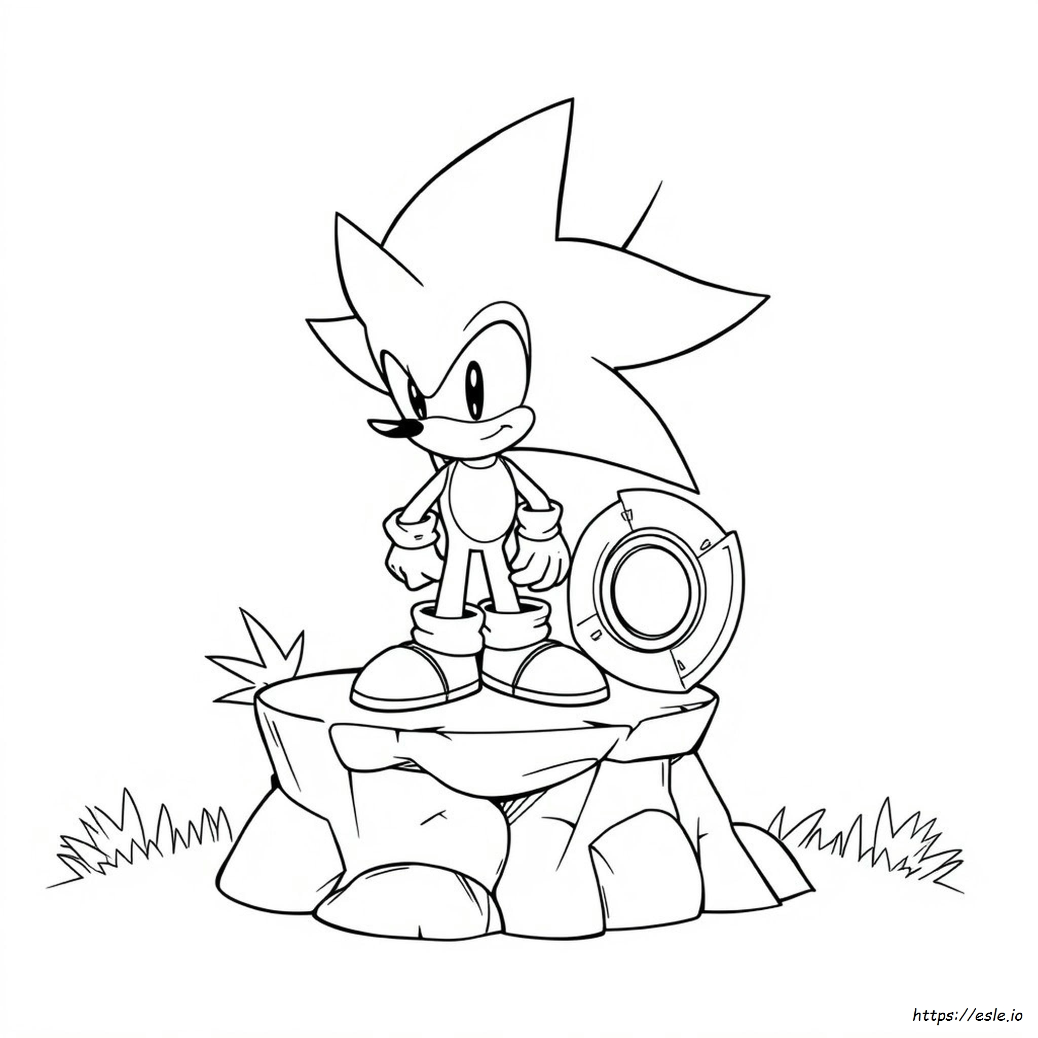 Kolorowanki Sonic 2 Do Druku