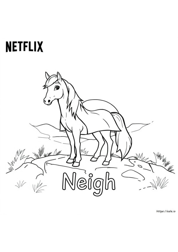 Netflix Spirit Coloring Pages