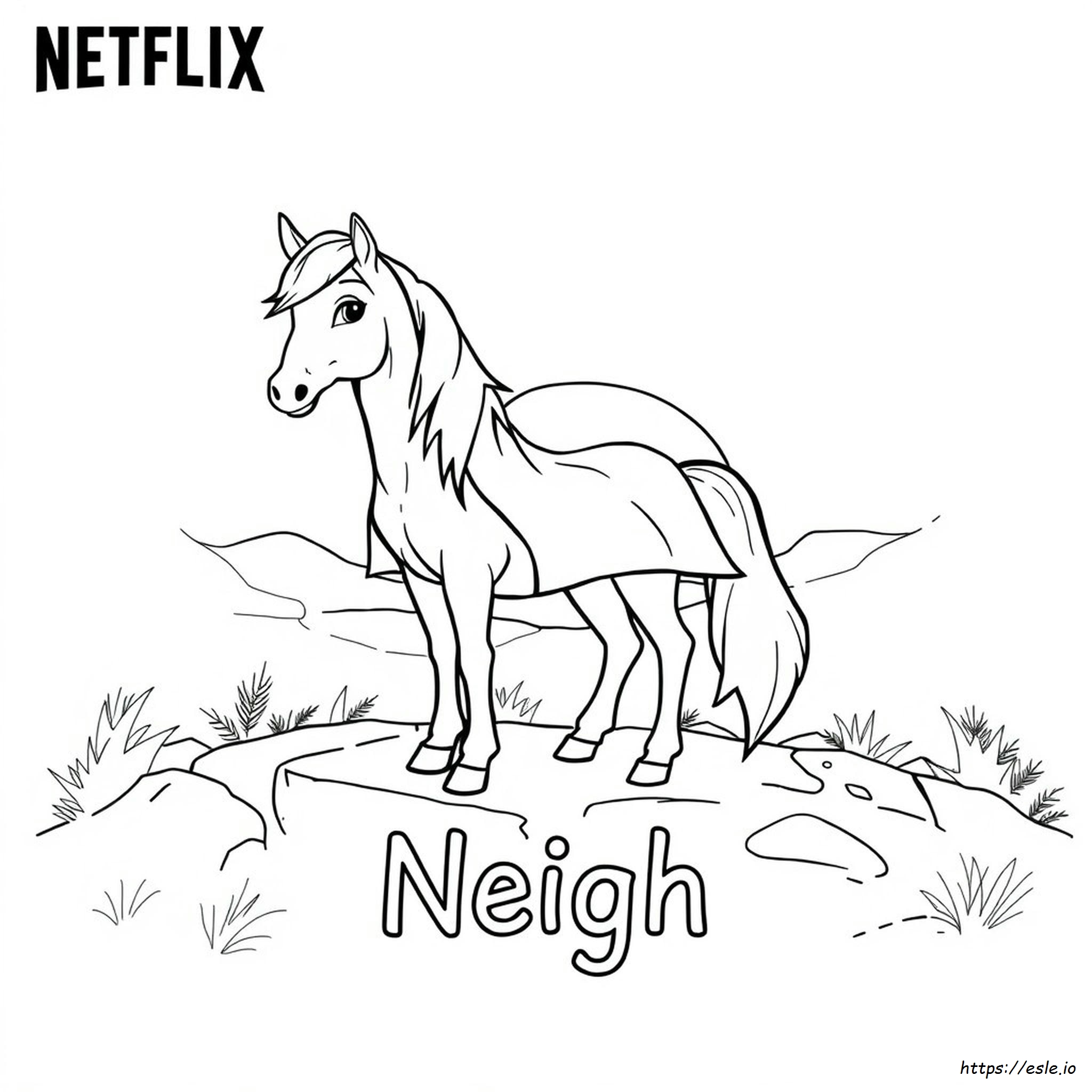 Netflix Spirit Coloring Pages