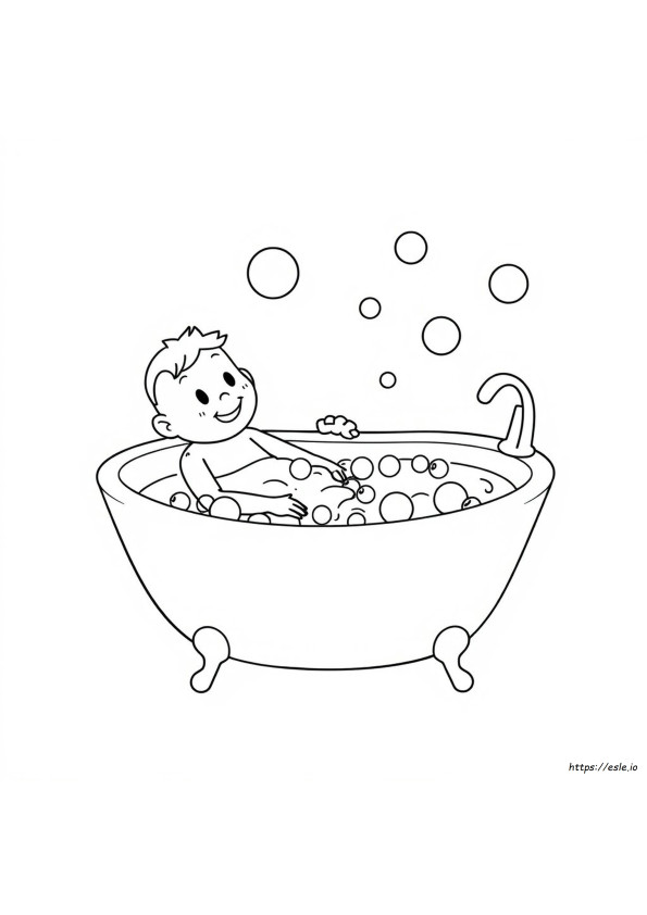 Coloriages Bain Moussant