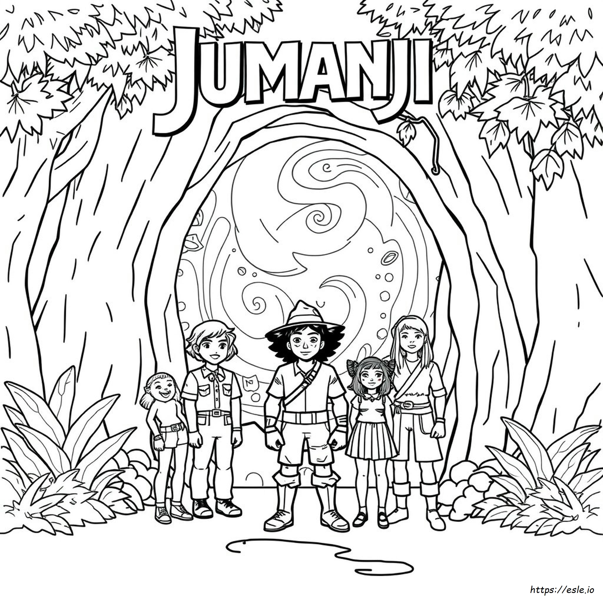 Jumanji Printable Coloring Pages