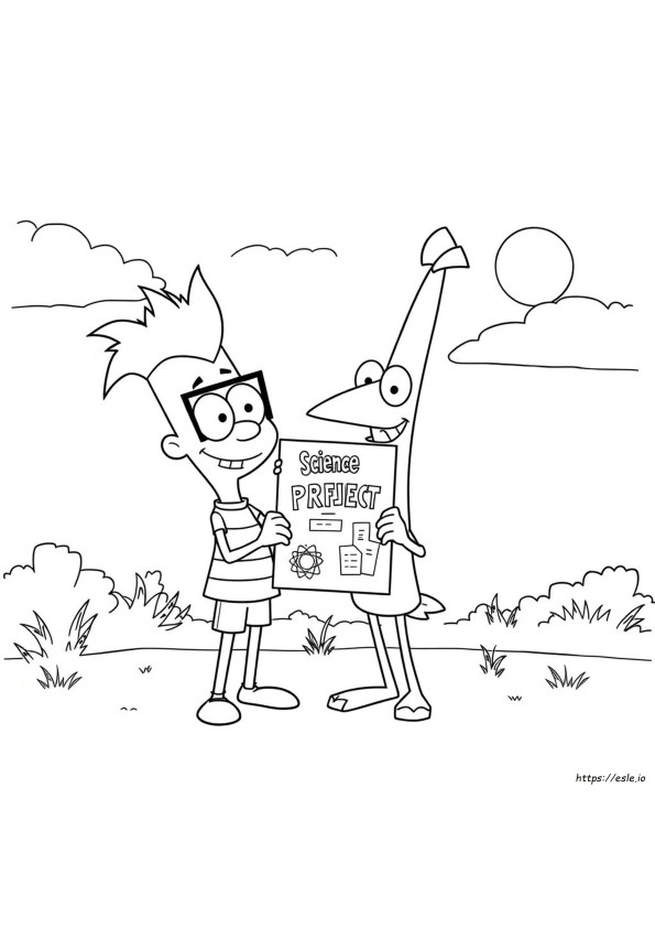 Phineas And Ferb Colouring