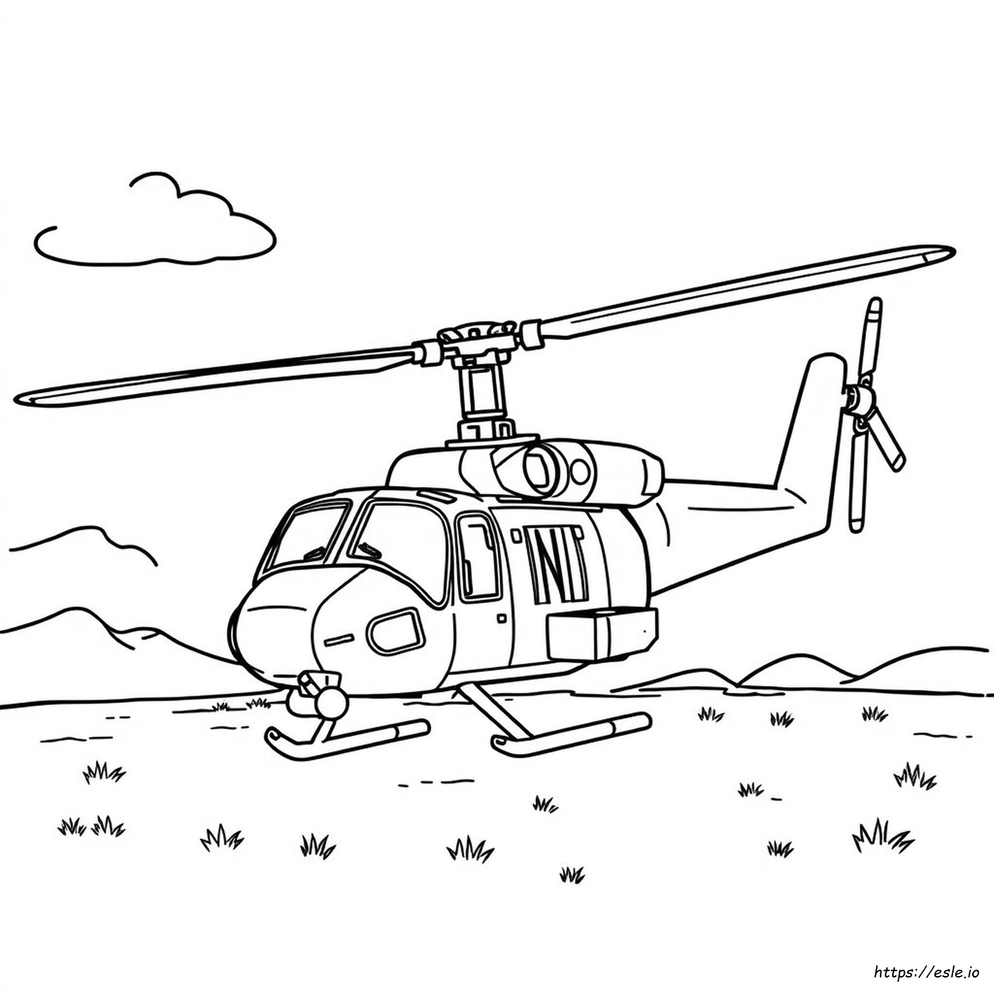 Blackhawk Helicopter Army Helicopter Coloring Pages