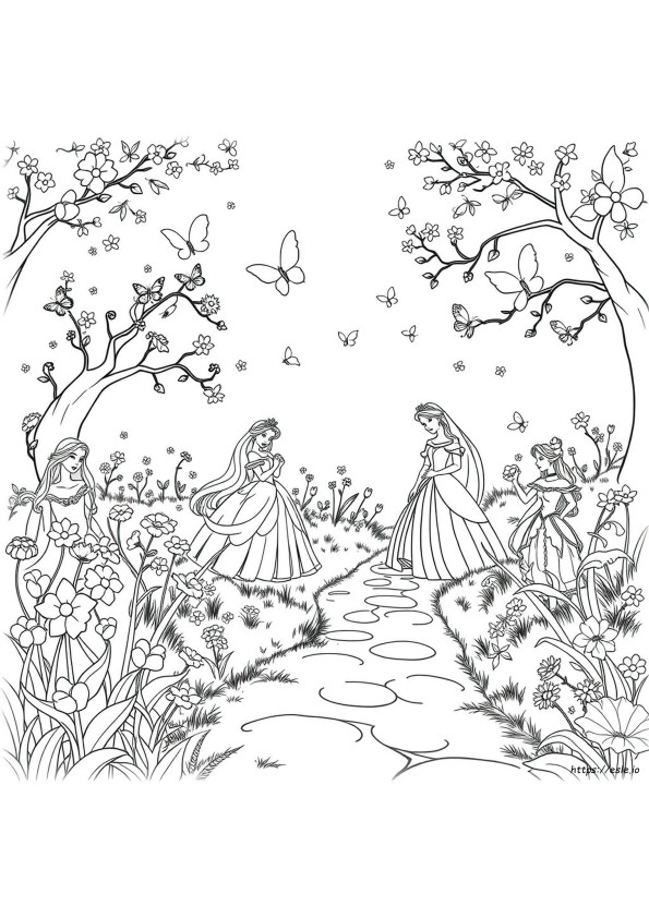 塗り絵デフォルメ ディズニー
