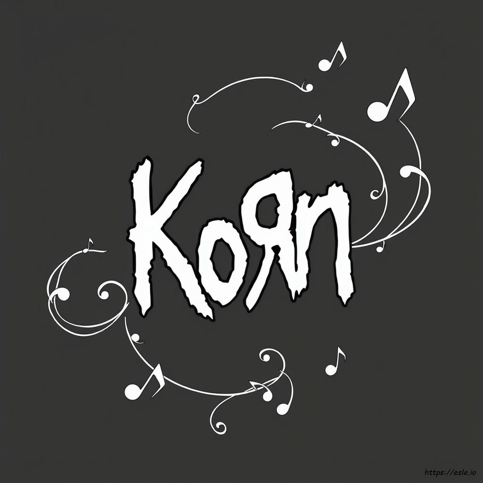 Korn Coloring Pages