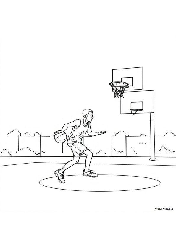 Main Basket Mewarnai