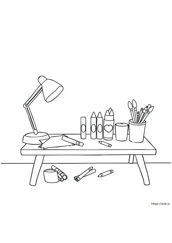 Clip-Art De Materiais Para Colorir