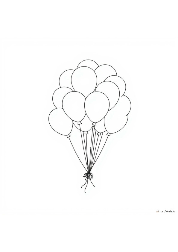 Palloncini Da Colorare