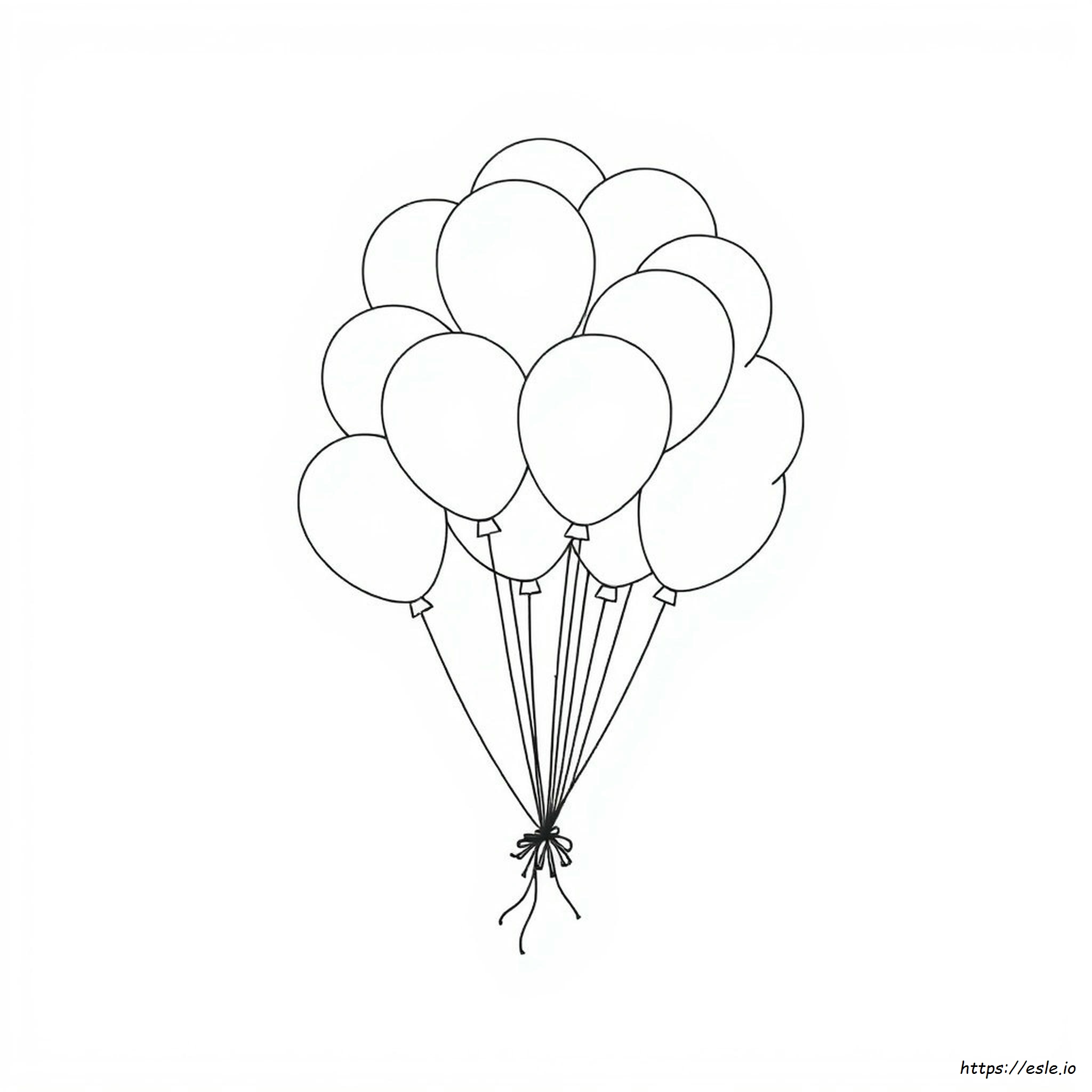 Globos Para Colorear