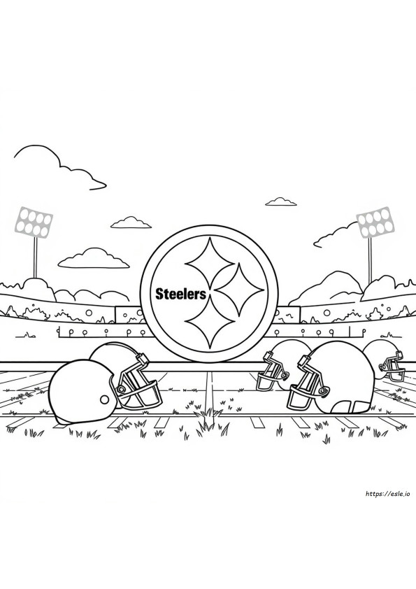 Steelers Coloring Sheet