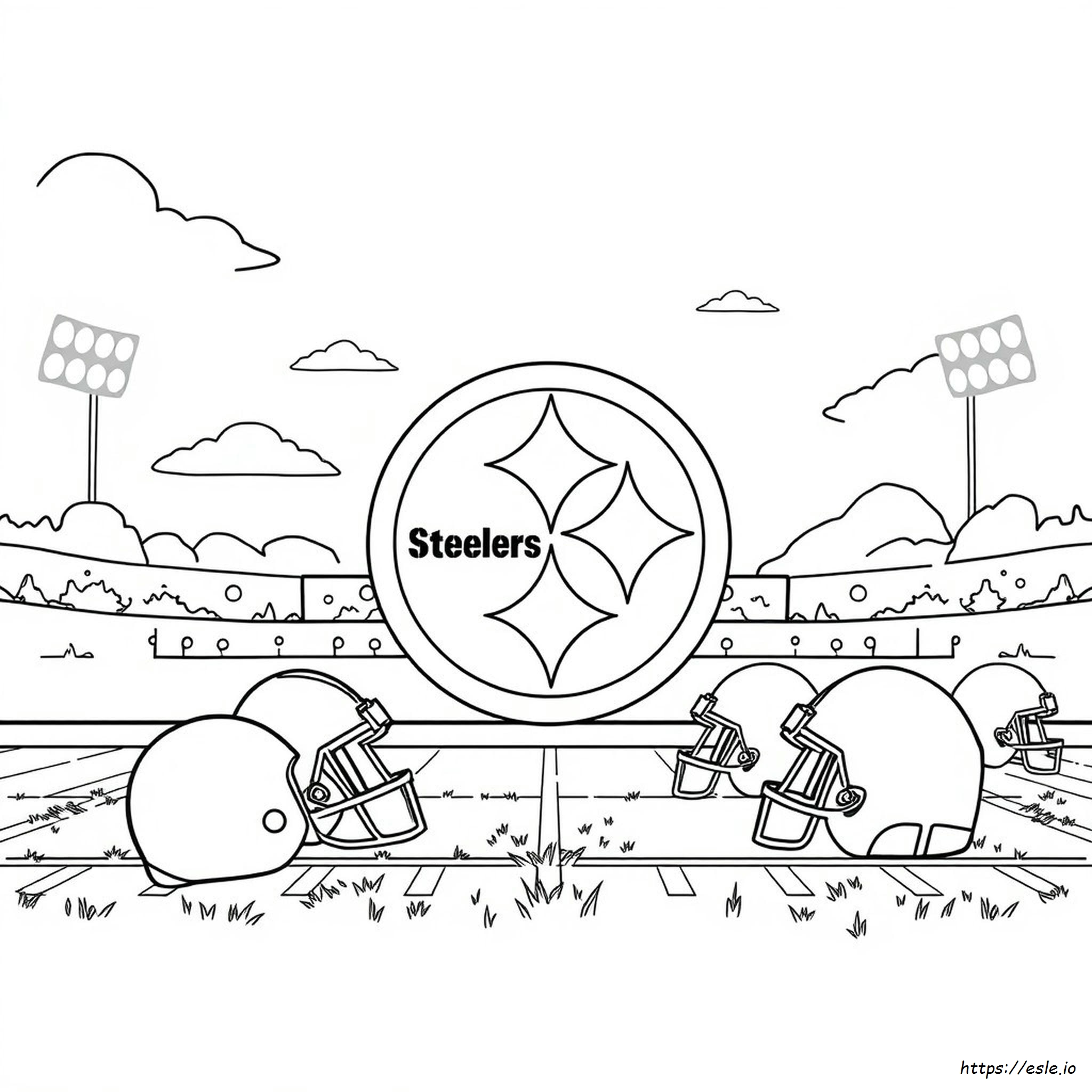 Hoja Para Colorear De Los Steelers