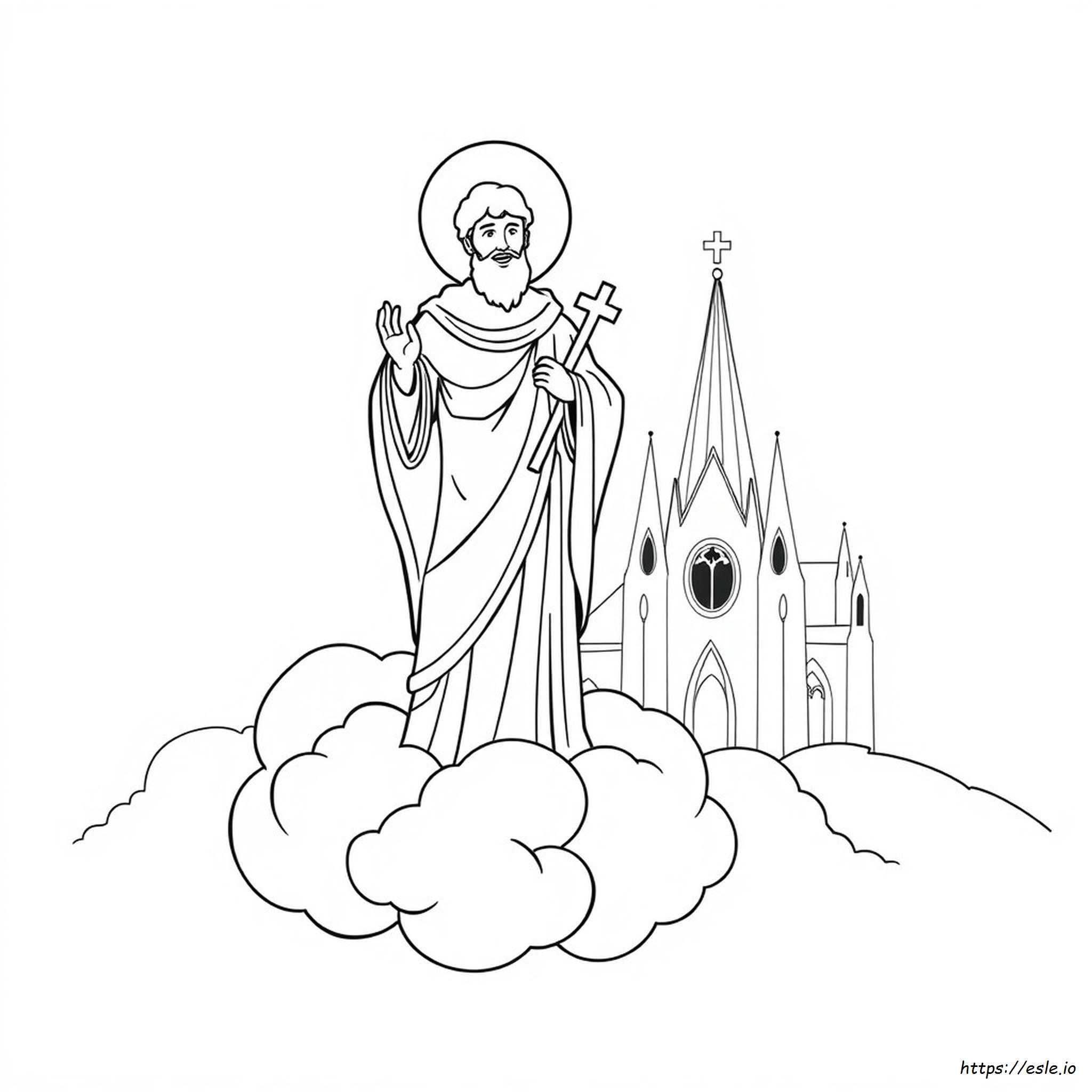 Coloring Pictures Of Saints