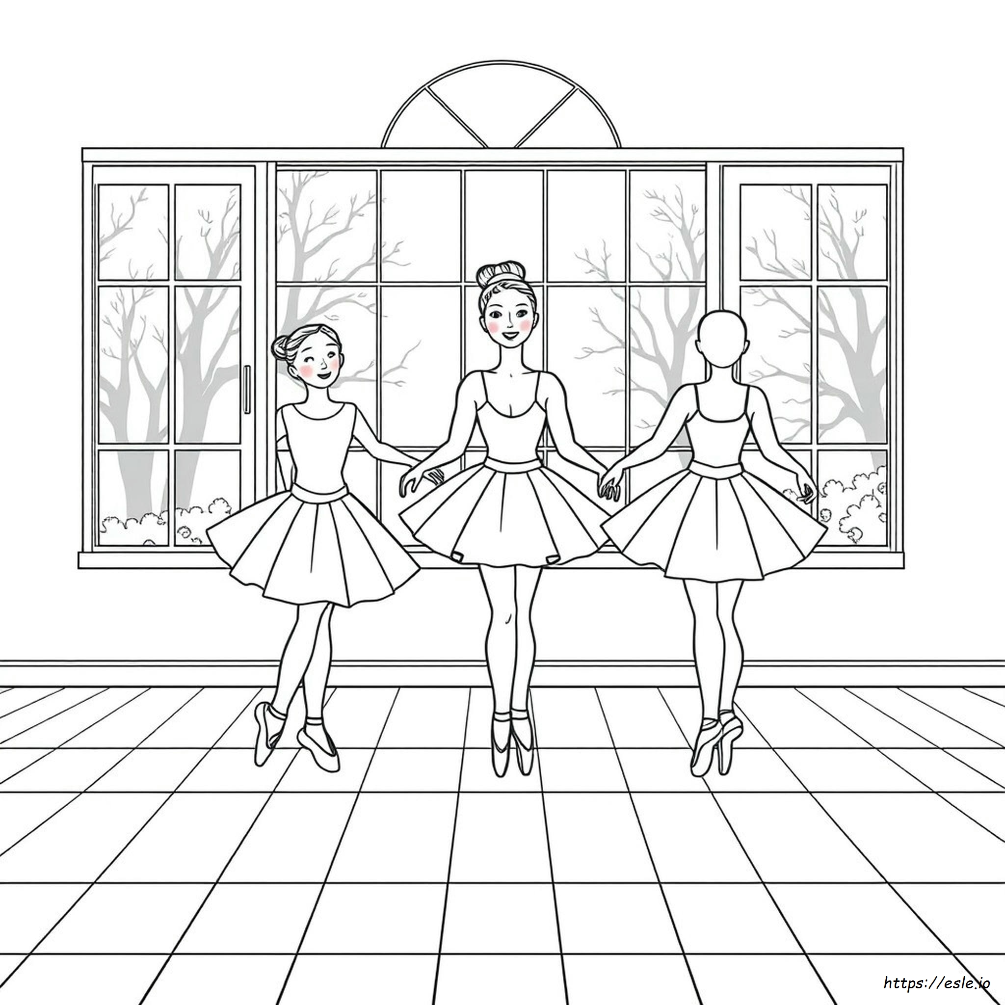 Disegni Di Ballerine Da Colorare