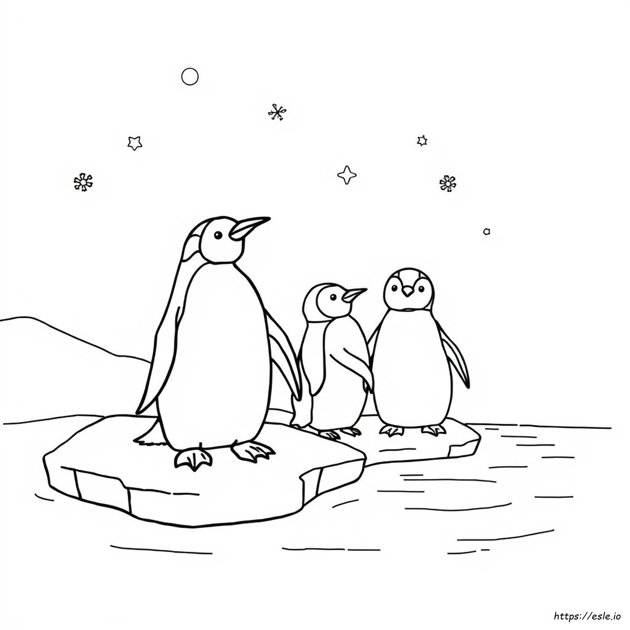 Penguin Coloring Pages To Print