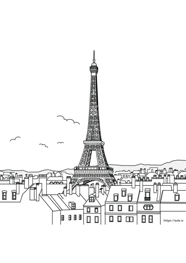 Eiffel-Torni Värityskuva