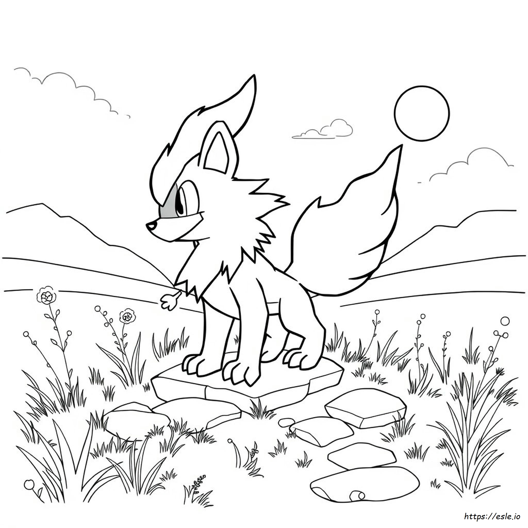 Growlithe Pokemon Kifestő