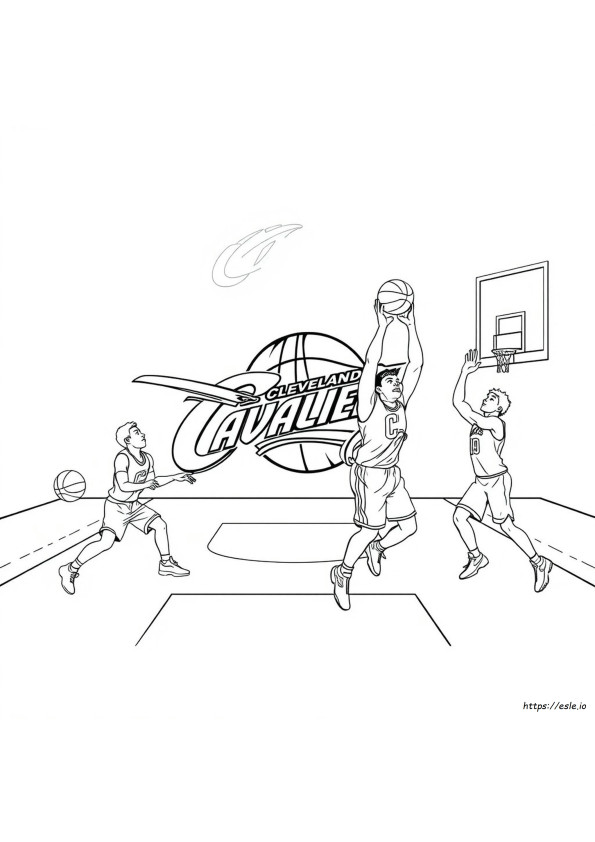 Cavs Coloring Pages
