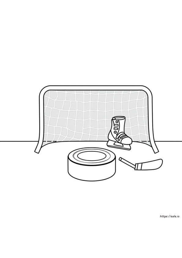 Printable Hockey Coloring Pages