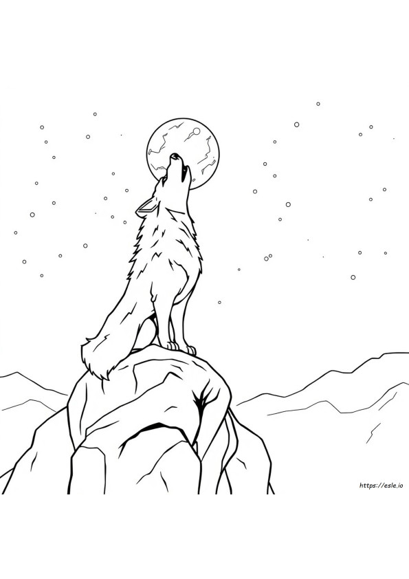 Lobo Para Colorear