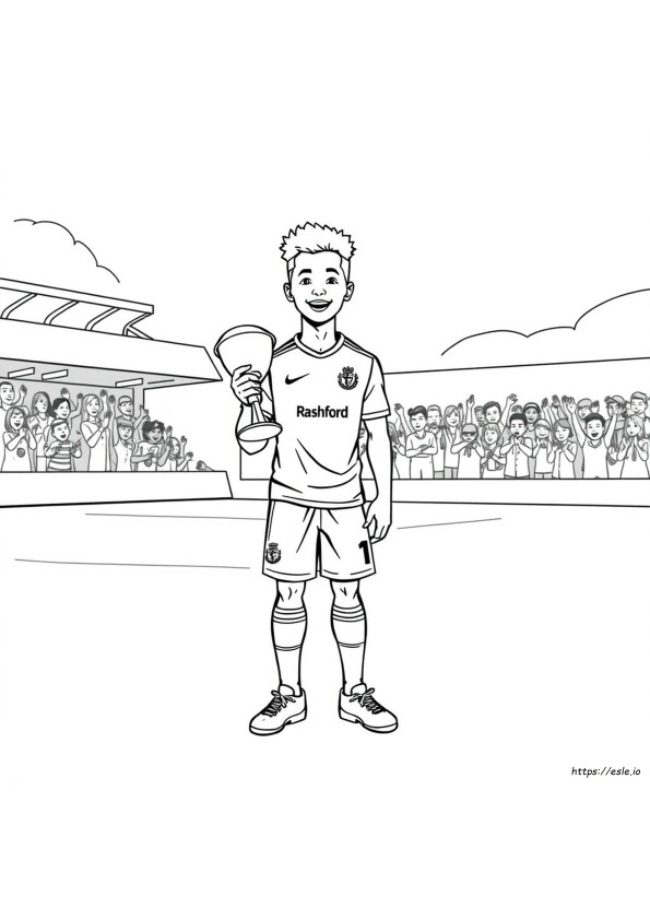 Disegni Da Colorare Di Rashford