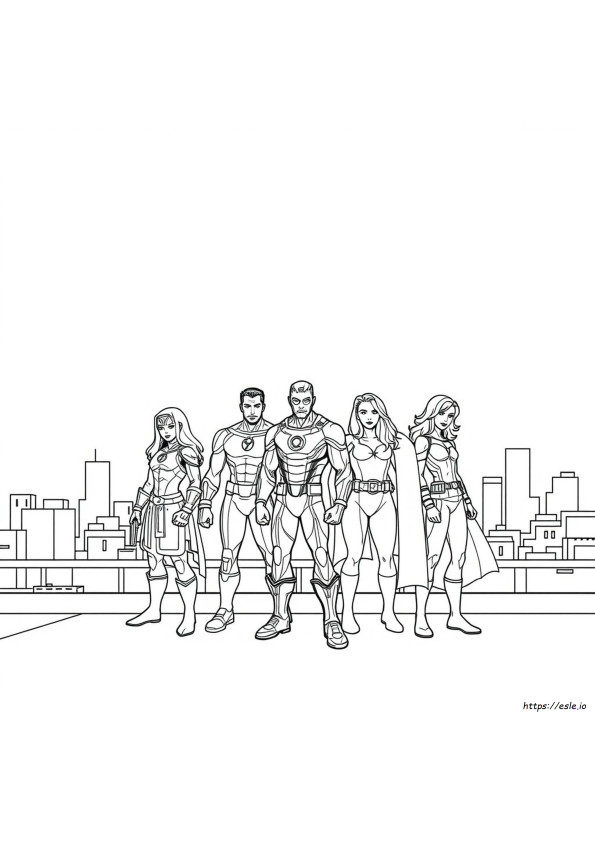 Endgame Coloring Pages