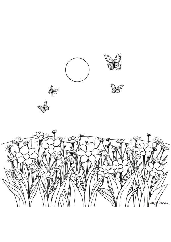 Súper Flores Para Colorear