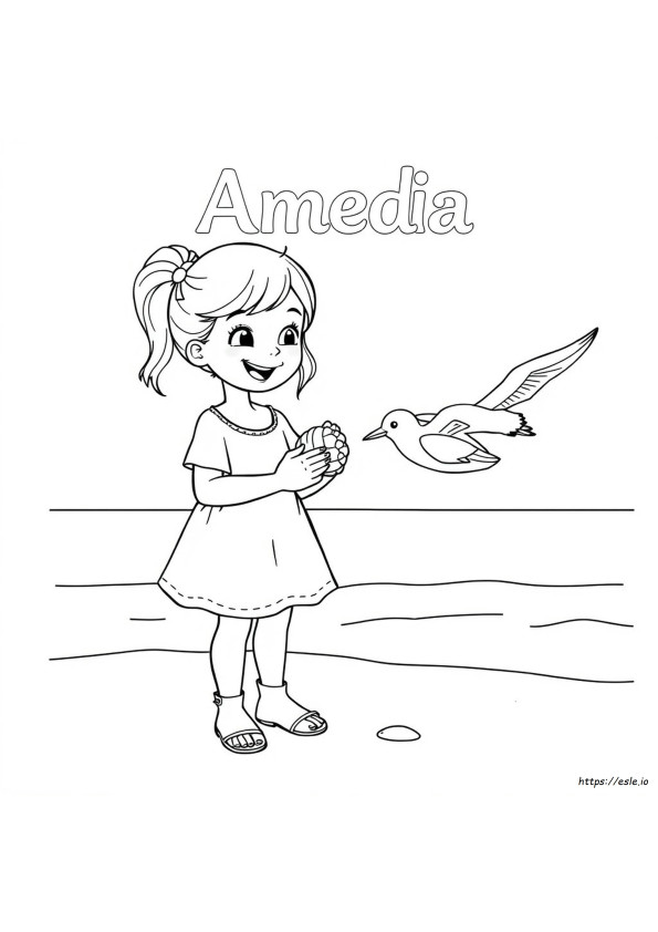 Amanda Coloring Pages
