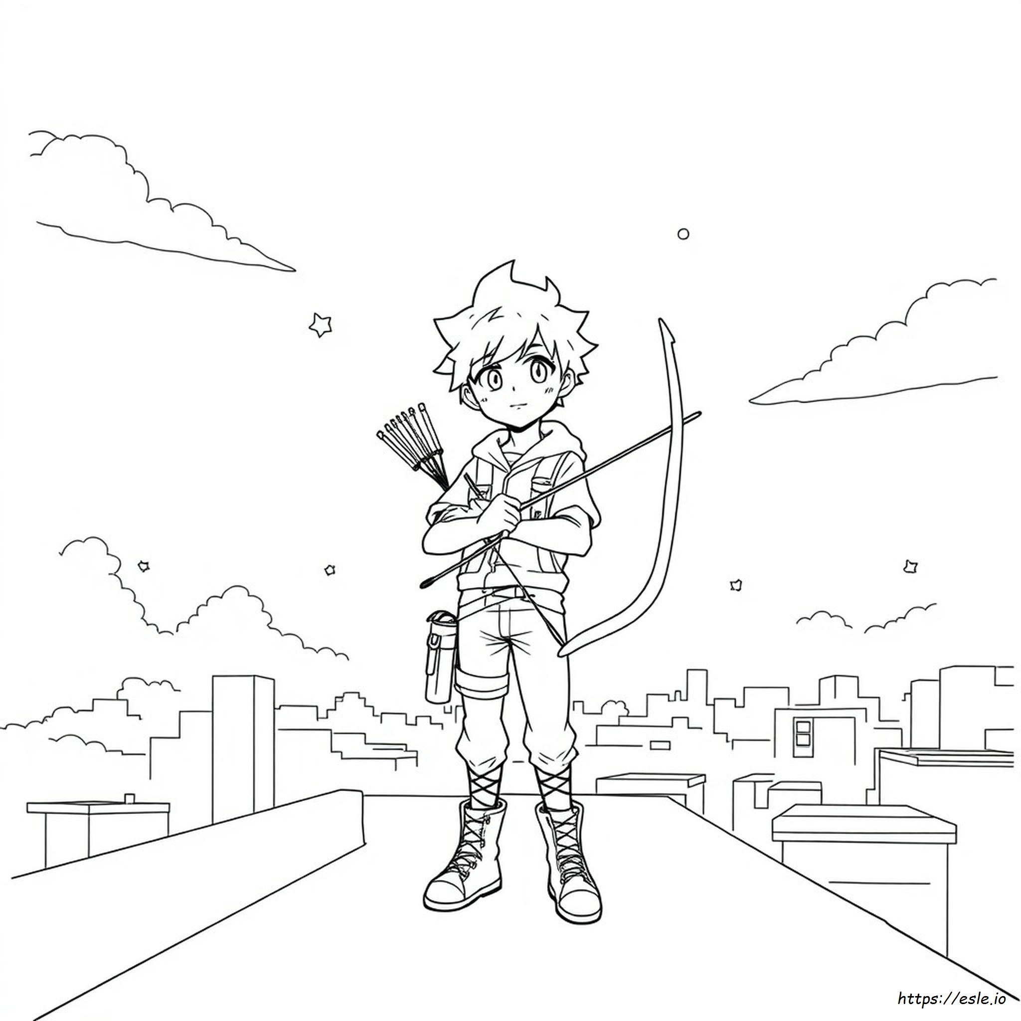 Anime Coloring Pages Deku