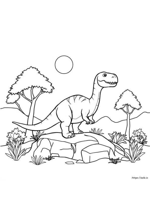 Dinosaurus Värityskuvat