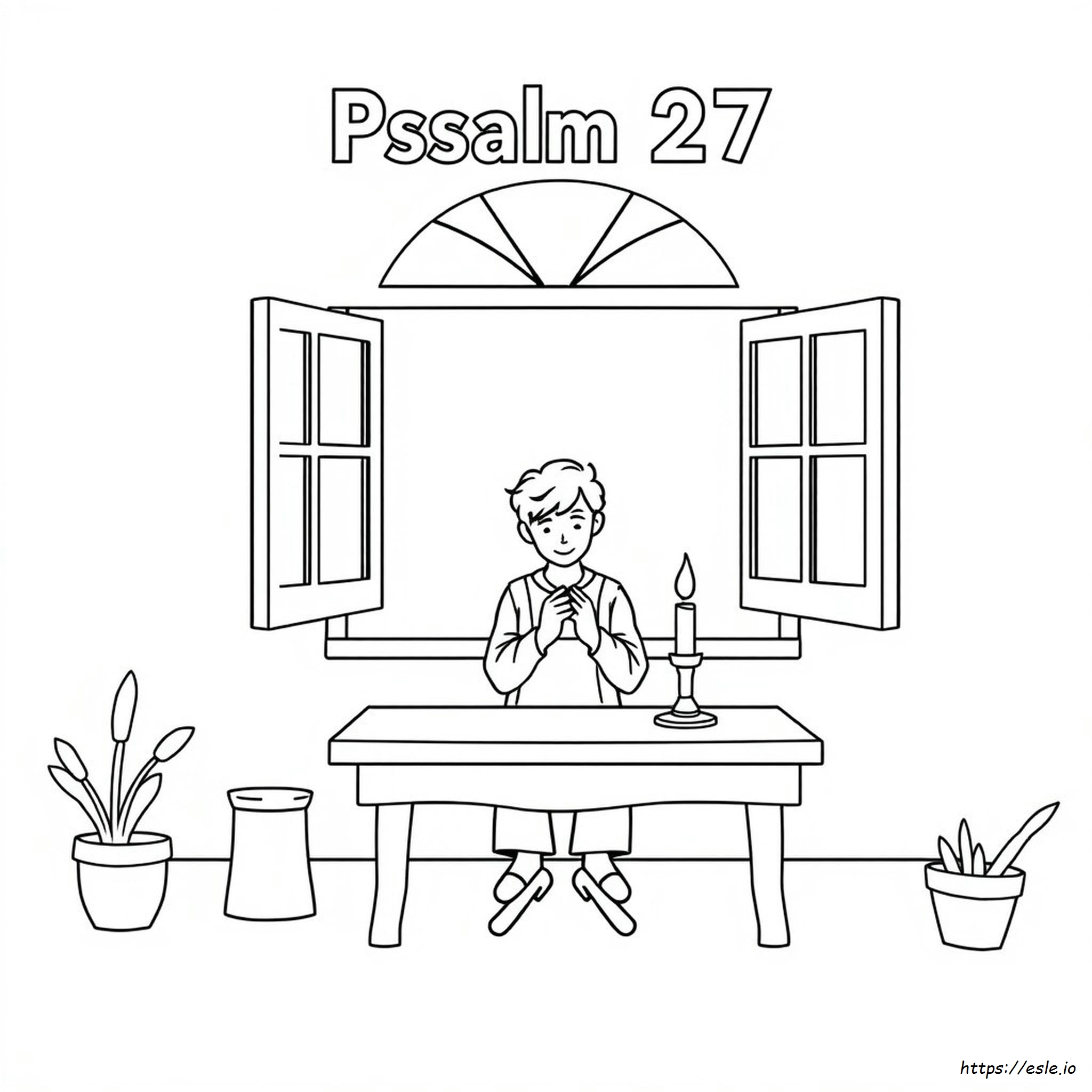 Psalm 27 Coloring Page