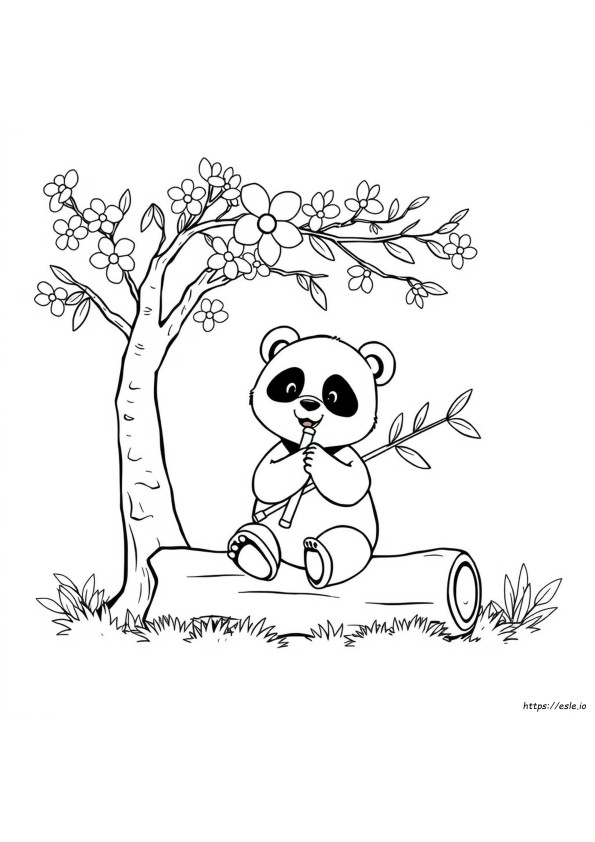 Coloring Pages Pandas Kawaii Para Pintar