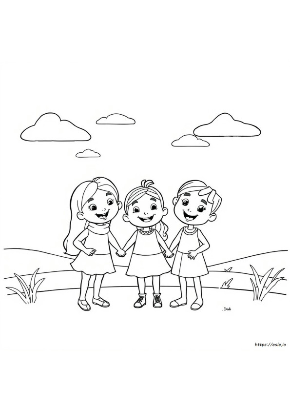Didi And Friends Colouring Images