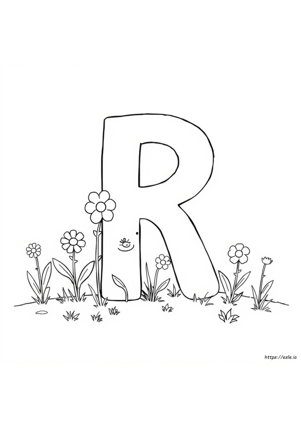 Lettera R Da Colorare