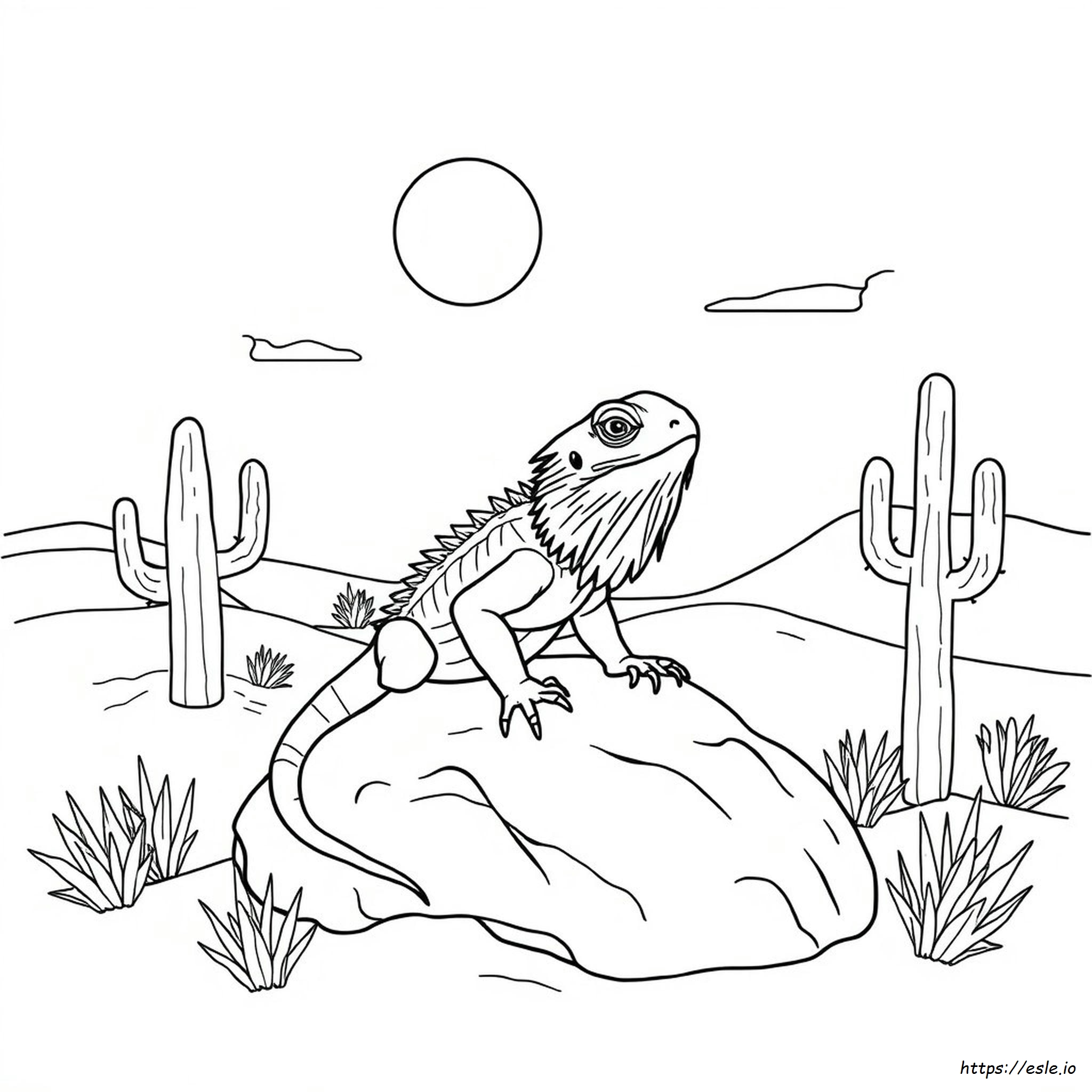 Coloring Pages Of Bearded Dragons