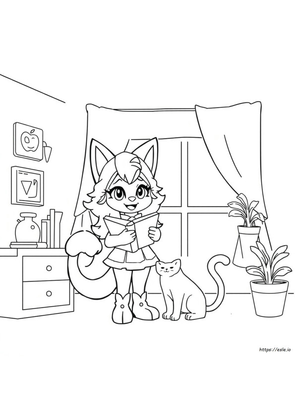 Printable Aphmau Coloring Pages