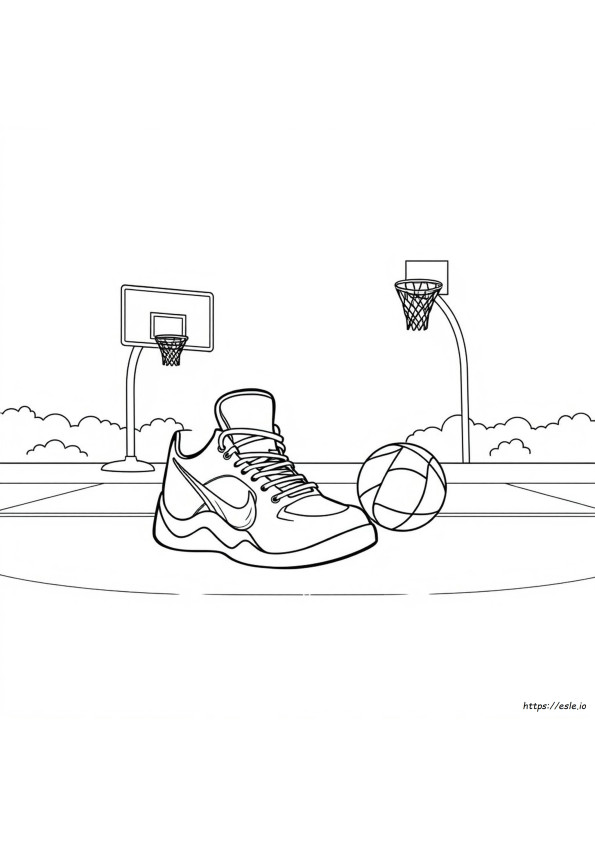 Curry Shoes Coloring Pages
