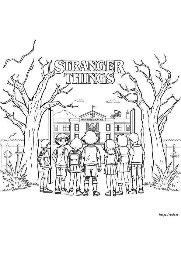 Desenhos Para Colorir Stranger Things