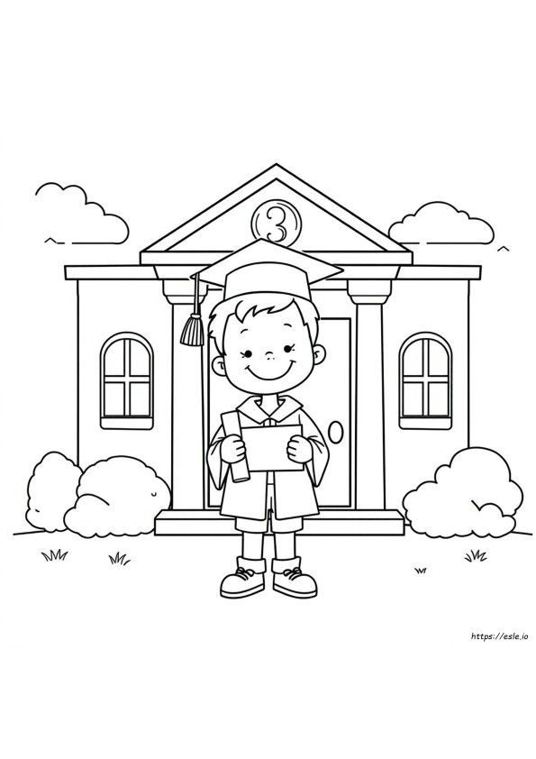 Disegni Da Colorare Per La Laurea Della Scuola Materna