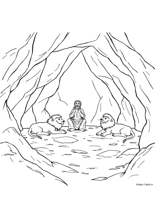 Daniël En De Leeuwenkuil Kleurplaat Pdf