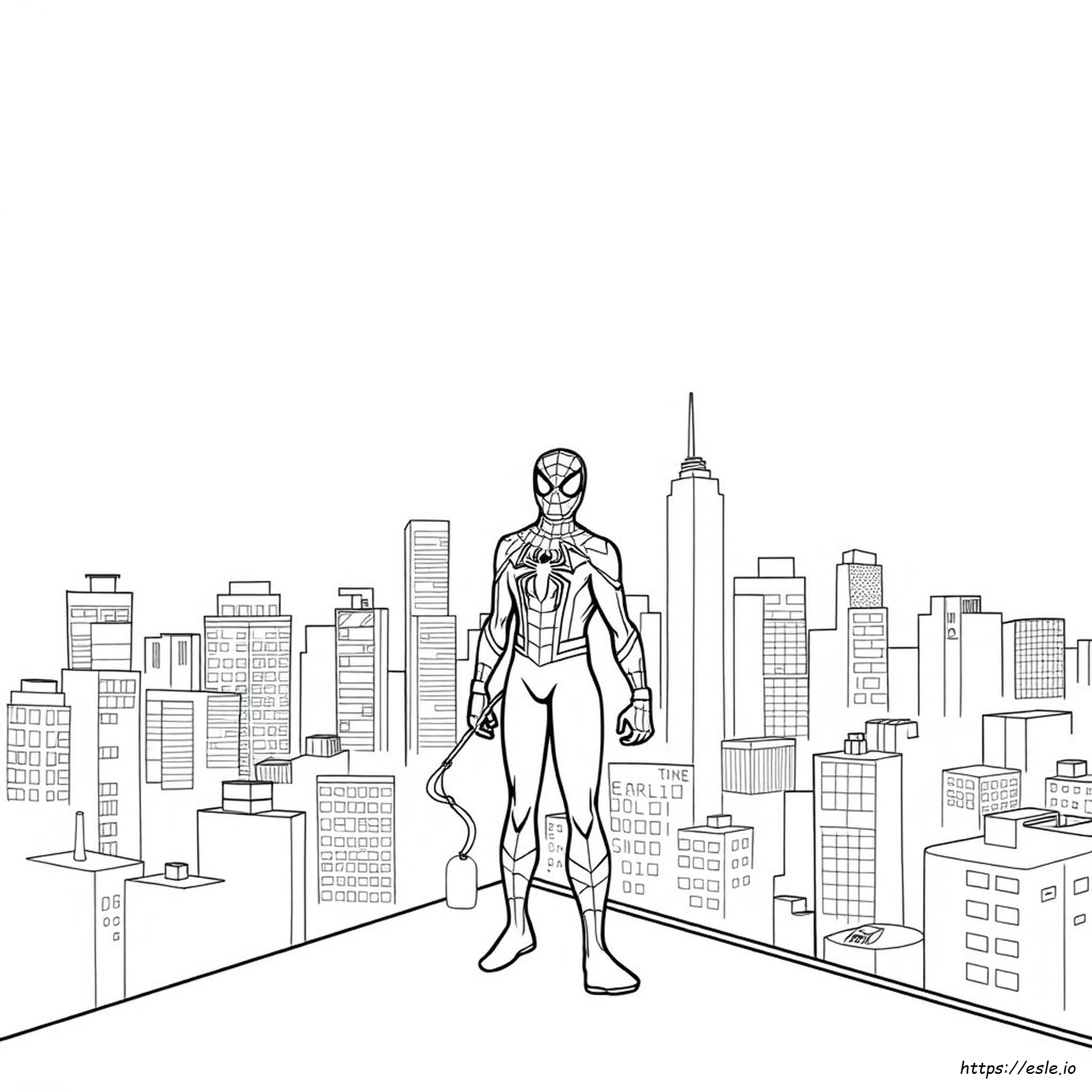 Spiderman Da Stampare E Colorare