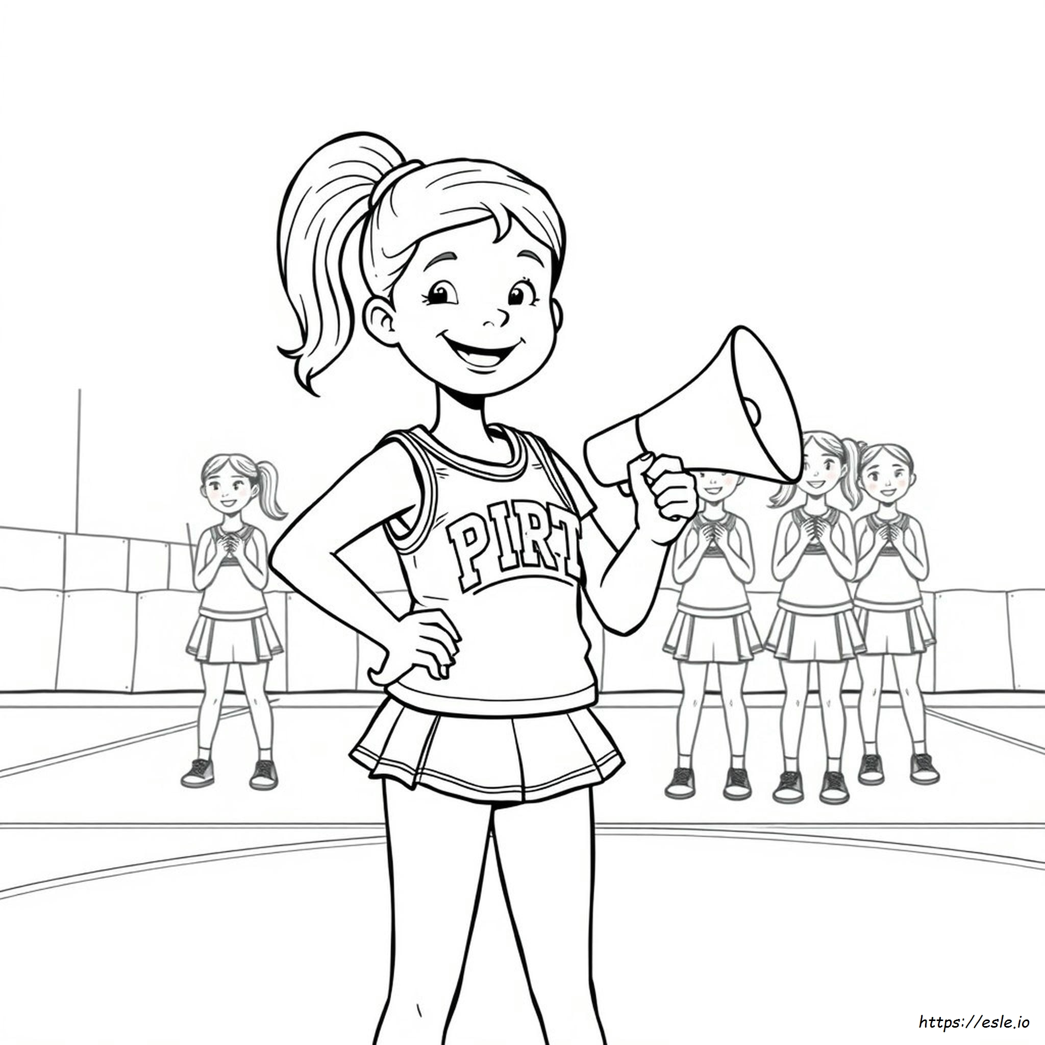 Kolorowanki Dla Cheerleaderek