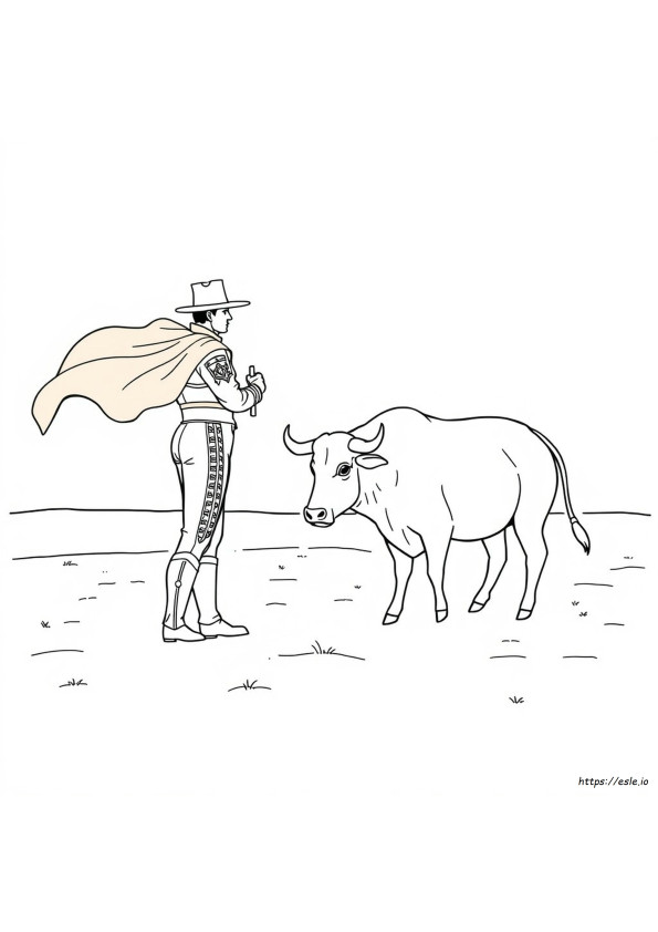 Matador Coloring Page