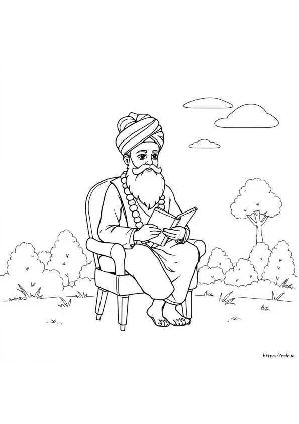 Guru Nanak Dev Ji Coloring Pages