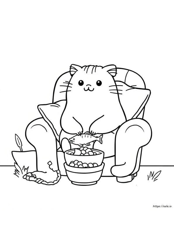 Pusheen Para Colorir